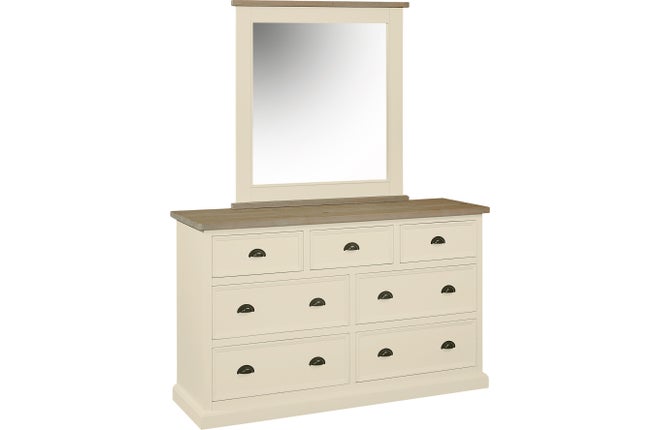 Avalon 7 Drawer Dresser With Mirror Mkii, 7 Drawer White Dresser With Mirror