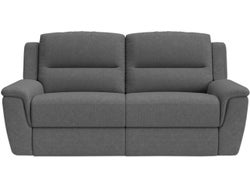 Benson Powered Fabric Recliner 2.5 Seater Sofa - Dark Grey