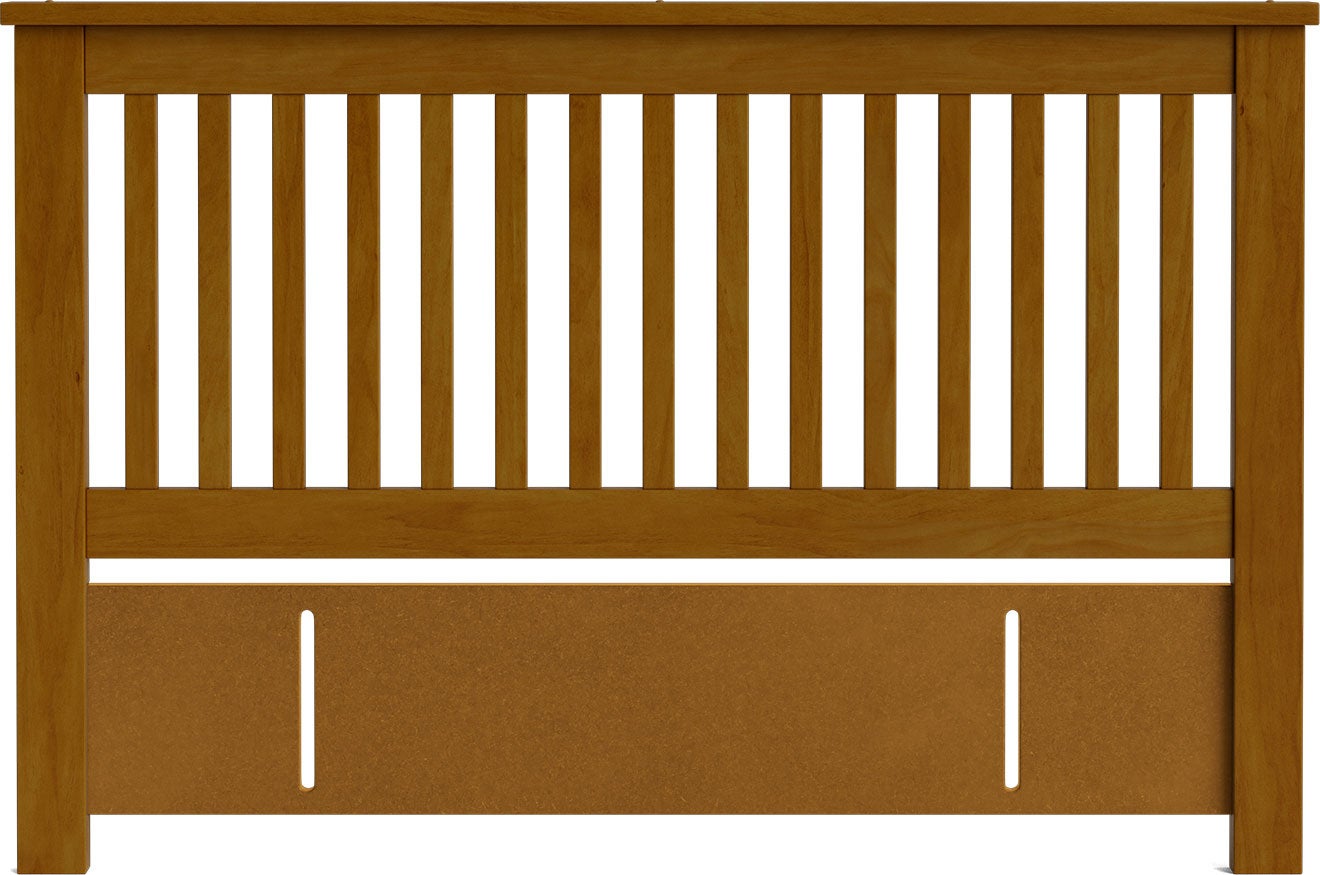Brook Slatted Queen Headboard Old Rimu