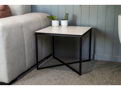 Elgin Side Table - White
