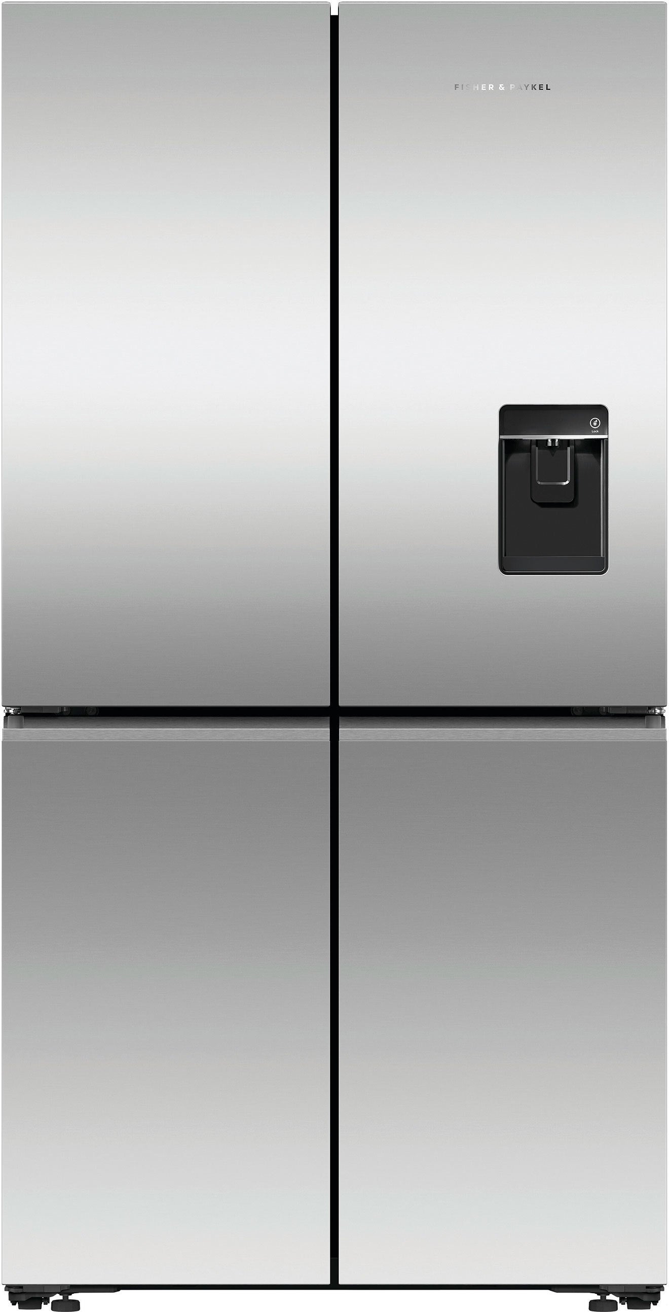 Fisher Paykel 605l Designer Quad Door Ice Water S S Refrigerator Freezer Rf605qnuvx1