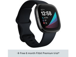Fitbit Sense Advanced Health Watch - Carbon / Graphite Stainless Steel