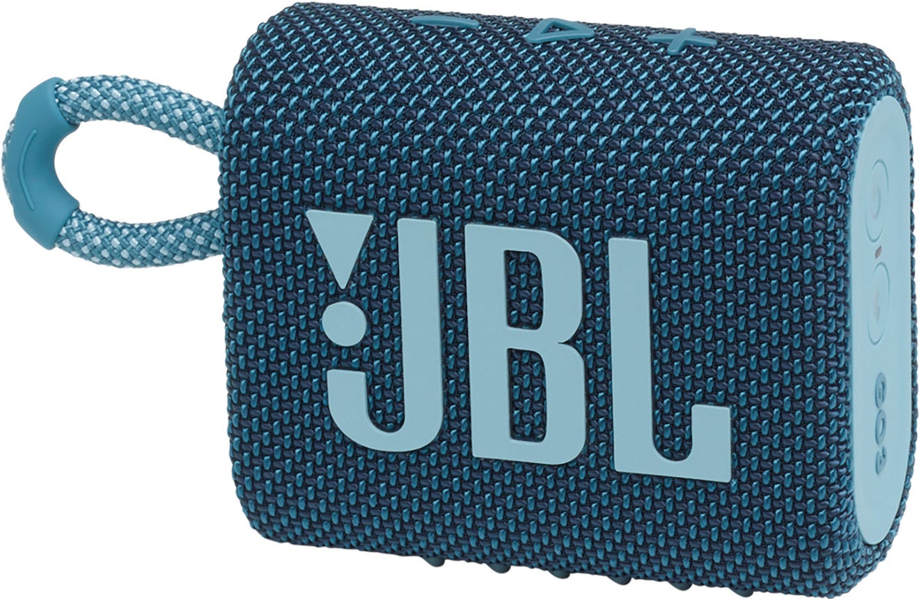 JBL GO 3 Portable Waterproof Speaker - Blue