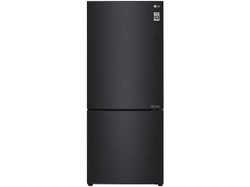 LG 420L Black Bottom Mount Fridge Freezer - GB455MBL