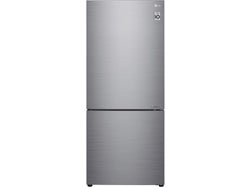 LG 420L Platinum Bottom Mount Fridge Freezer - GB455PL