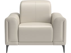 Maddox Leather Single Electric Recliner - Eclipse