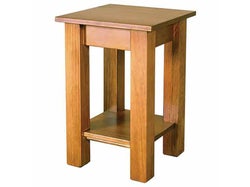 Marsden Side Table with Rack - Old Rimu