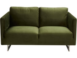 Phoenix Fabric 2 Seater Sofa - Forest Green