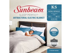 Sunbeam Sleep Perfect Antibacterial Electric Blanket - King Single