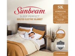 Sunbeam Sleep Perfect Quilted Electric Blanket - Super King