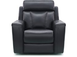 Tango Leather Powered Recliner - Black